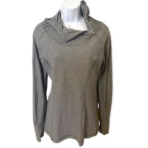lululemon athletica Gray Long-Sleeve Hooded Pullover